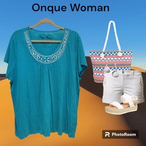 Onque Woman Elements of Life Clothing For Your Everyday Life Tee